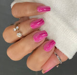 Raspberry Spark Nail Wraps