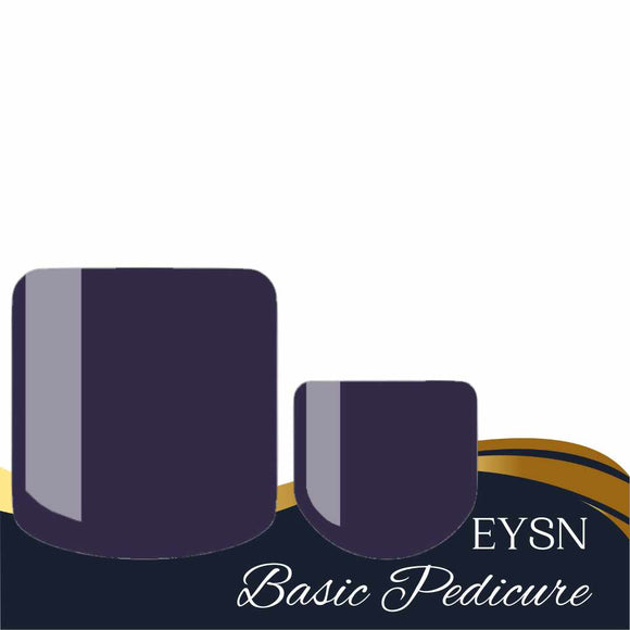 Deep Purple Pedicure Wraps