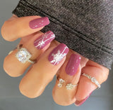 Silver Snowflakes Nail Wraps
