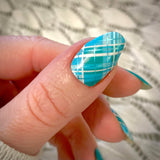 Winter Plaid Nail Wraps