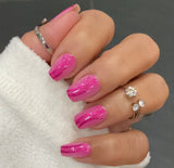 Raspberry Spark Nail Wraps