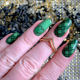 Emerald Isle Plaid Nail Wraps