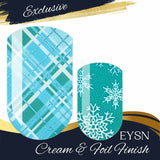Winter Plaid Nail Wraps