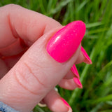 Neon Pink Glitz Nail Wraps