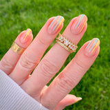 Linear Elegance Overlay Nail Wraps