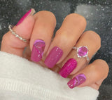 Raspberry Ripple Nail Wraps