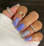 Periwinkle Ripple Nail Wraps