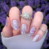 Etched in Lavender Nail Wraps