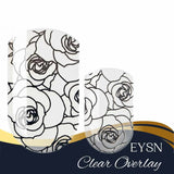 Black Bouquet Nail Wraps