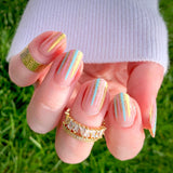 Linear Elegance Overlay Nail Wraps