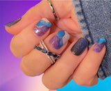 Arctic Sky Gel Nail Wraps (NG253)