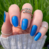 Bluedazzled Whirl Nail Wraps