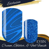 Bluedazzled Whirl Nail Wraps