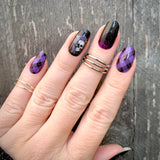 Skull Plaid Nail Wraps