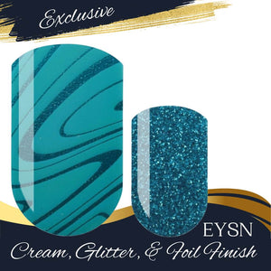 Caribbean Whirl Nail Wraps