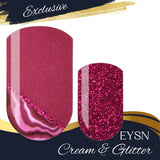 Raspberry Ripple Nail Wraps
