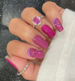 Raspberry Ripple Nail Wraps