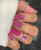 Raspberry Ripple Nail Wraps