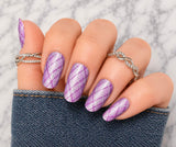 Grapevine Pop Plaid Nail Wraps
