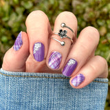 Charmed Plaid Nail Wraps