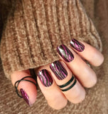 Midnight Tigress Nail Wraps