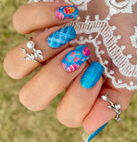 Egg Hunt Plaid Nail Wraps