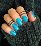 NEW Sapphire Silk Nail Wraps (NG324)