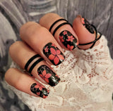 Coral Garden Nail Wraps