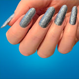 Steele Blue Nail Wraps