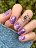 Charmed Plaid Nail Wraps