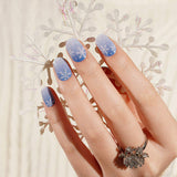 Snowy Mist Deluxe Semi-Cured Gel Nail Strips