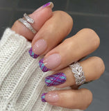 Electro Pop French Nail Wraps