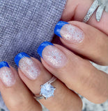 Snow Globe French Nail Wraps