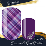 Charmed Plaid Nail Wraps