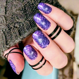 Orchid Vortex Nail Wraps