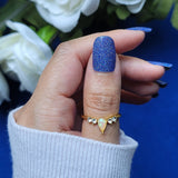 Sapphire Prism Nail Wraps