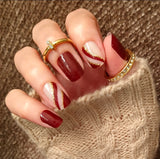 Bordeaux Bliss Nail Wraps