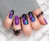 Midnight Breeze Nail Wraps