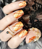 Tropicana Pop Plaid Nail Wraps