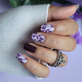 Plum Vines Nail Wraps
