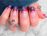 Firework French Nail Wraps