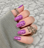 Bejeweled Orchid Nail Wraps