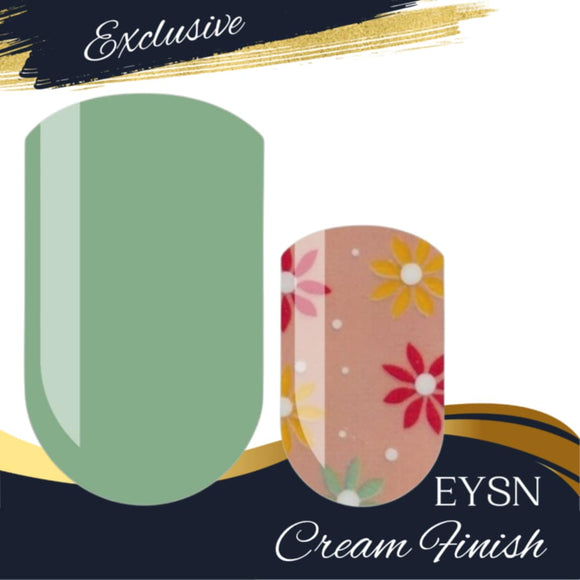 Minty Blooms Nail Wraps