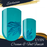Teal Oasis Nail Wraps