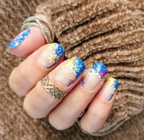 Twilight Garden French Nail Wraps