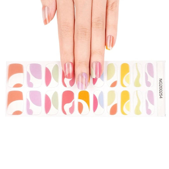 Twirl Swirl Gel Nail Wraps (NG254)