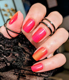 Electric Sunset Nail Wraps