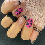 Polka Dot Princess French Nail Wraps