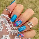 Egg Hunt Plaid Nail Wraps