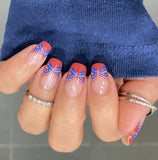 Star Spangled French Nail Wraps